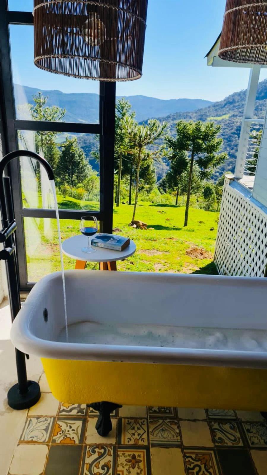 Pousada Colina Dos Ventos - Cabana Alpha Urubici Esterno foto
